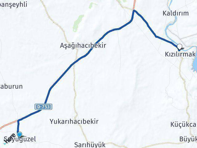 Suyugüzel Kesikköprü Kızılırmak Arası Kaç Km - Yol Tarifi