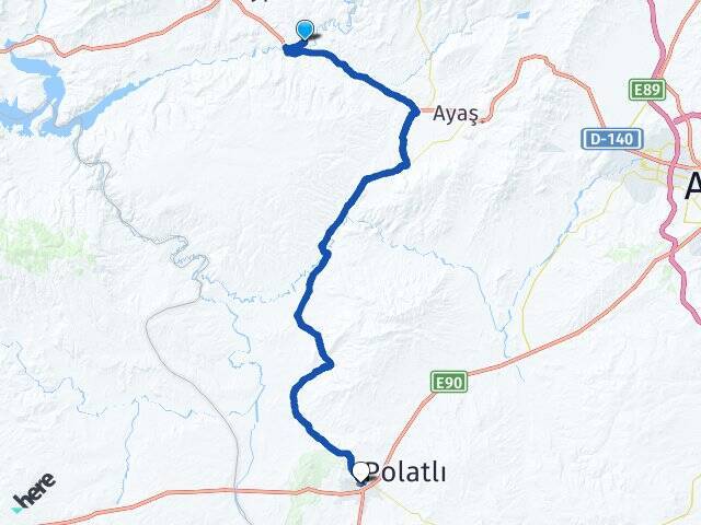 Akçakavak Polatlı YHT Garı Arası Kaç Km - Yol Tarifi