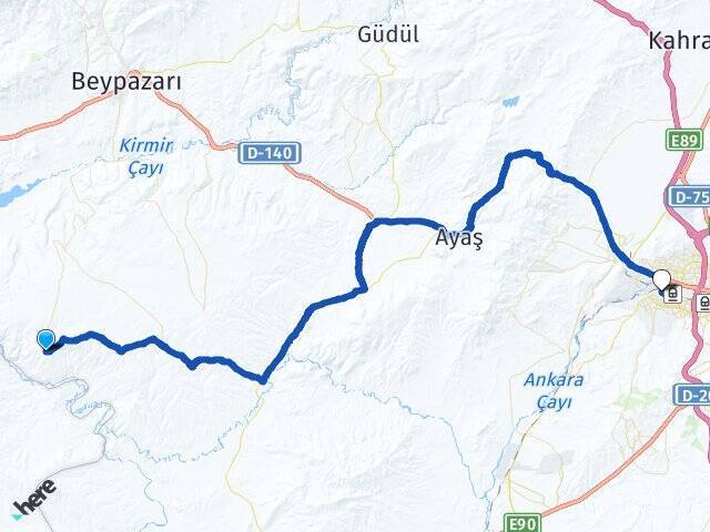 Kapullu Sincan YHT Garı Arası Kaç Km - Yol Tarifi