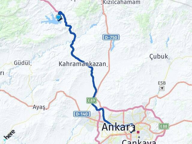 Doğancı Ankara AŞTİ Otogarı Arası Kaç Km - Yol Tarifi