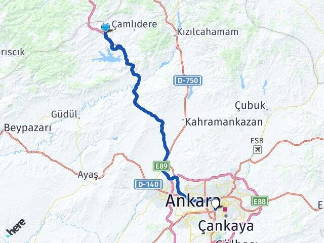 Doğanlar Ankara AŞTİ Otogarı Arası Kaç Km - Yol Tarifi