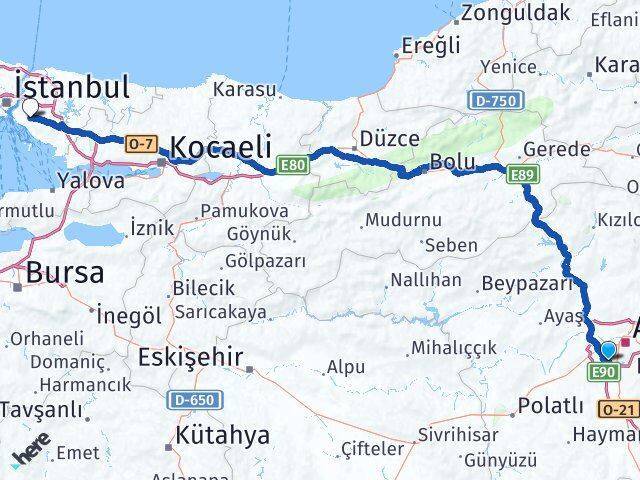 Ahlatlıbel Ataşehir Arası Kaç Km - Yol Tarifi
