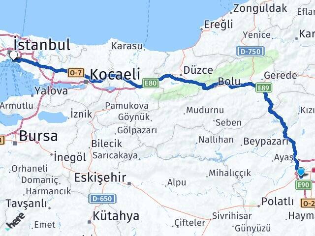 Alacaatlı Kadıköy Arası Kaç Km - Yol Tarifi
