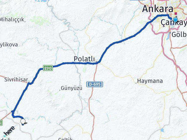 Aşağı Dikmen Sivrihisar Arası Kaç Km - Yol Tarifi