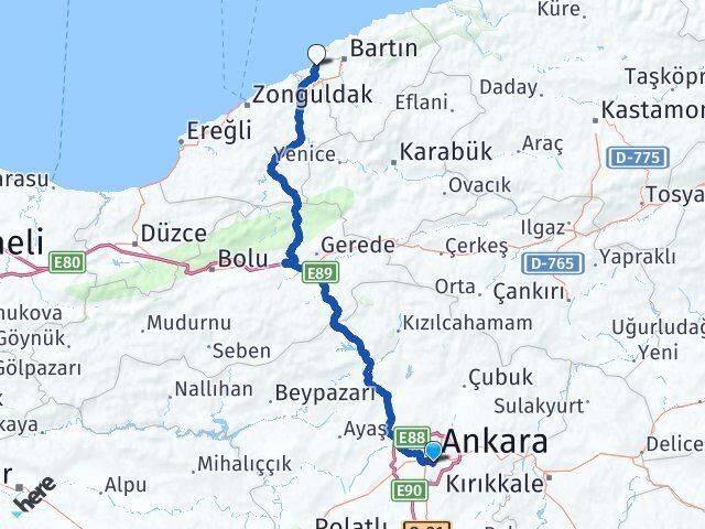 Ayrancı Arıönü Arası Kaç Km - Yol Tarifi