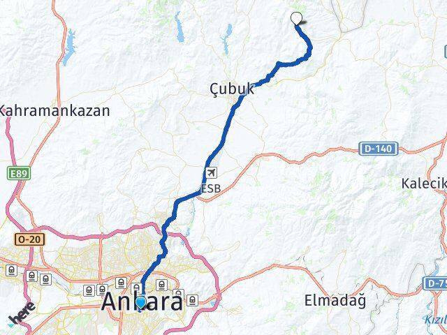 Ayrancı Kuyumcu Arası Kaç Km - Yol Tarifi