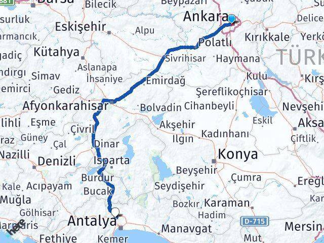 Balgat Döşemealtı Arası Kaç Km - Yol Tarifi
