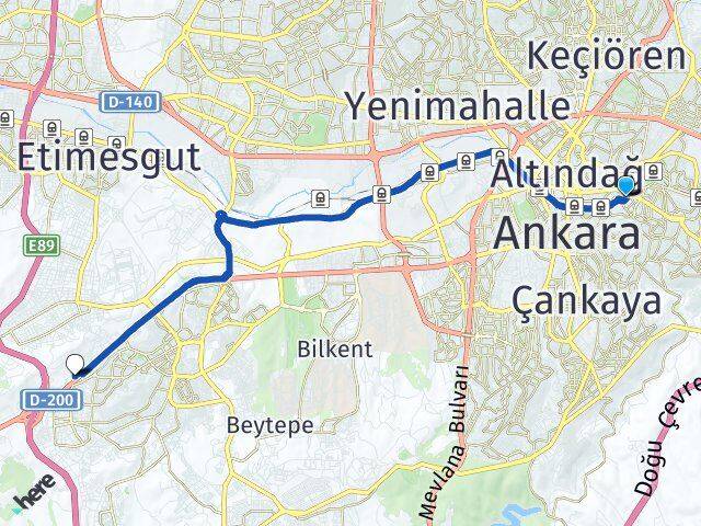 Cebeci Fatih Sultan Arası Kaç Km - Yol Tarifi