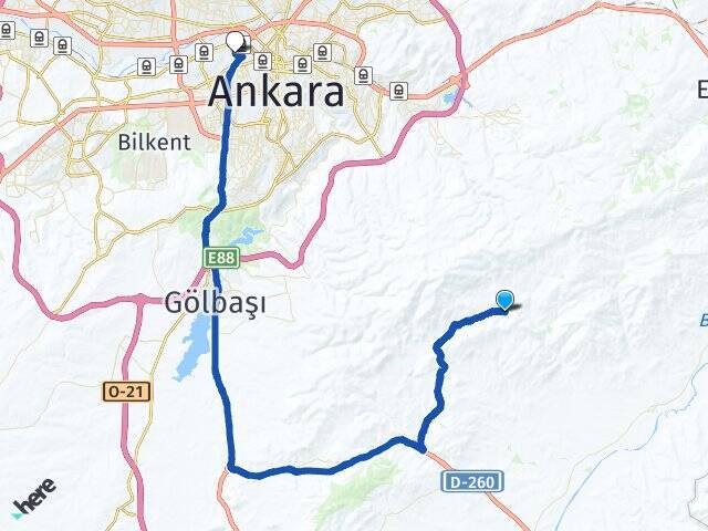 Evciler Gazi Üniversitesi Arası Kaç Km - Yol Tarifi