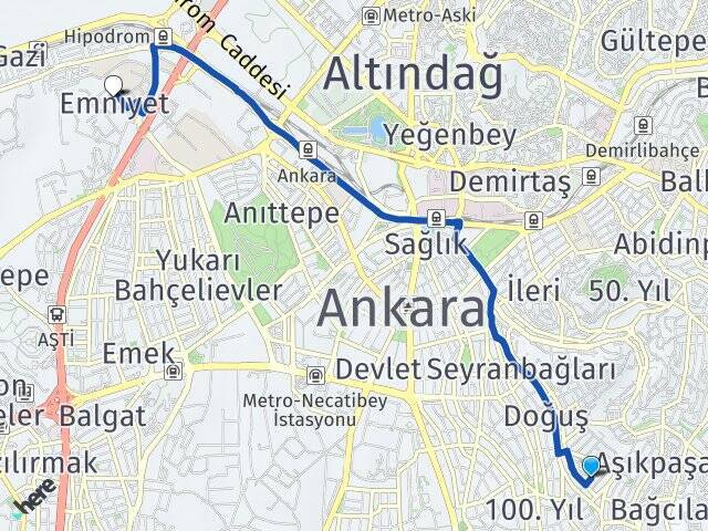 Umut Gazi Üniversitesi Arası Kaç Km - Yol Tarifi