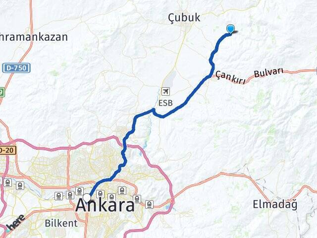 Akkuzulu Ankara AŞTİ Otogarı Arası Kaç Km - Yol Tarifi
