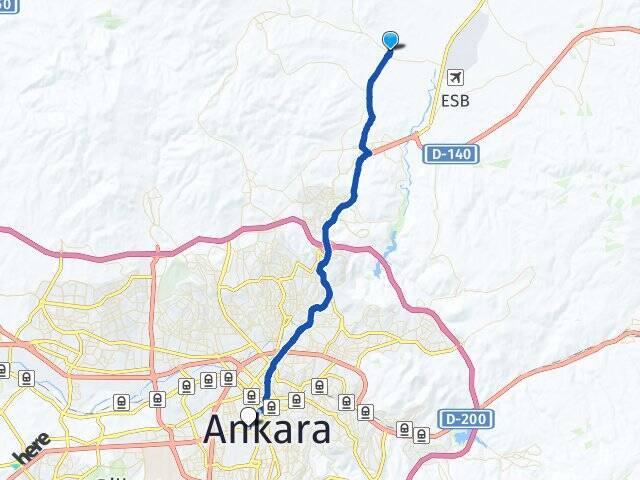 Dumlupınar Hacı Bayram Veli Üniversitesi Arası Kaç Km - Yol Tarifi