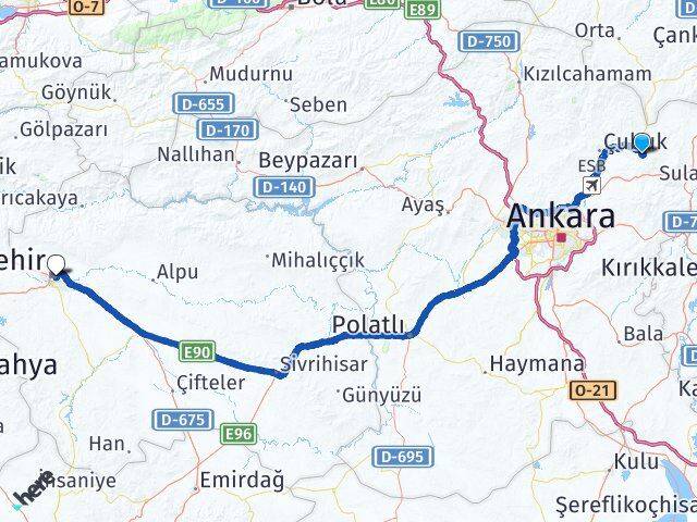 Eskiçöte Eskişehir Arası Kaç Km - Yol Tarifi