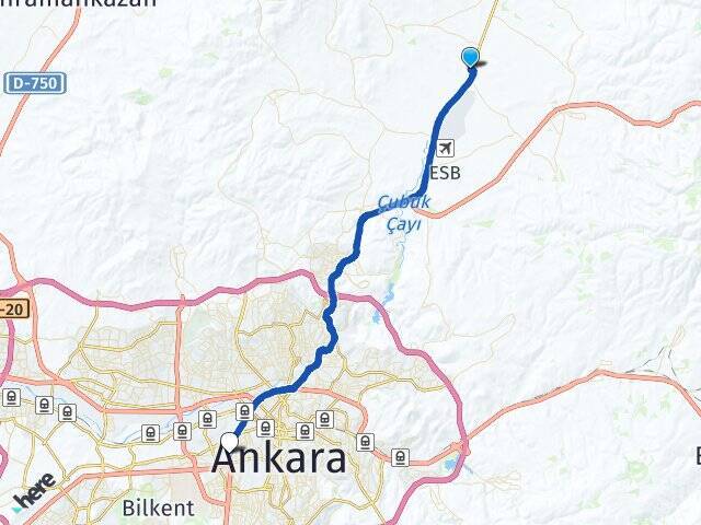 Güldarpı Ankara AŞTİ Otogarı Arası Kaç Km - Yol Tarifi