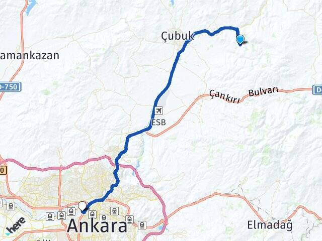 Kapaklı Gazi Üniversitesi Arası Kaç Km - Yol Tarifi