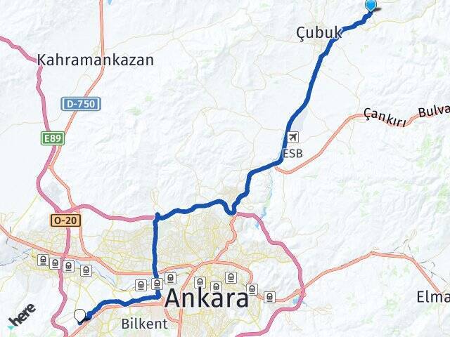 Mutlu Başkent Üniversitesi Arası Kaç Km - Yol Tarifi