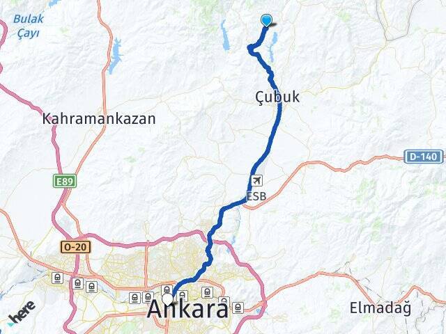 Sarıkoz Ankara AŞTİ Otogarı Arası Kaç Km - Yol Tarifi