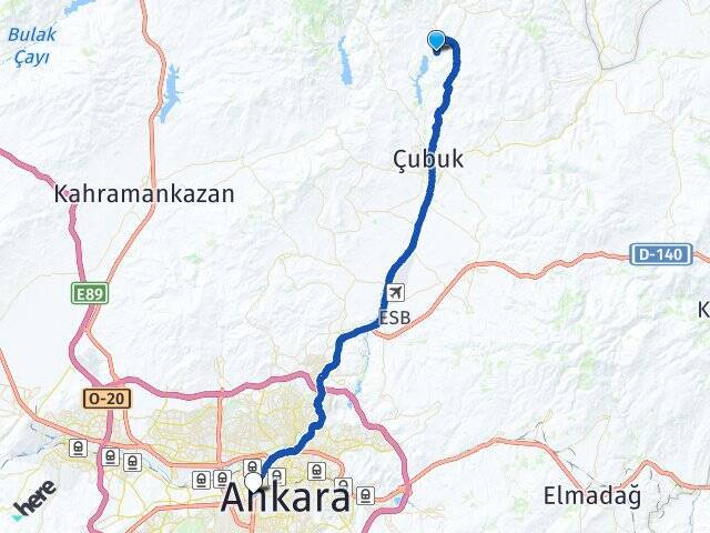 Sele Ankara AŞTİ Otogarı Arası Kaç Km - Yol Tarifi