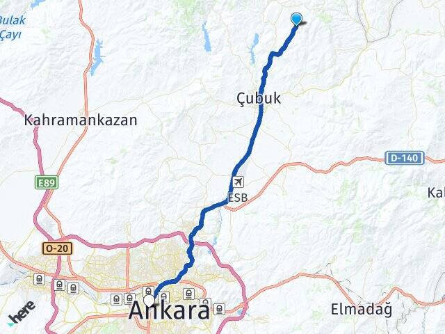 Susuz Ankara AŞTİ Otogarı Arası Kaç Km - Yol Tarifi
