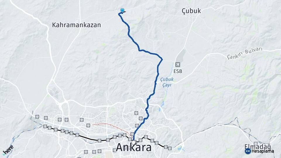 Yakuphasan Ankara Arası Kaç Km - Yol Tarifi