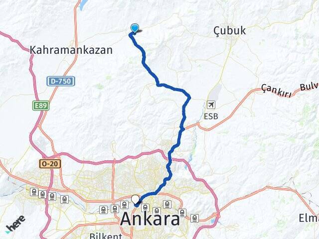 Yakuphasan Gazi Üniversitesi Arası Kaç Km - Yol Tarifi