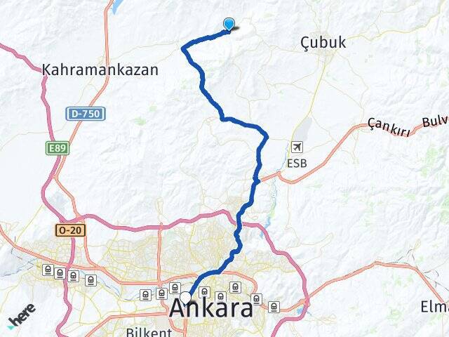 Yılmazköy Ankara AŞTİ Otogarı Arası Kaç Km - Yol Tarifi