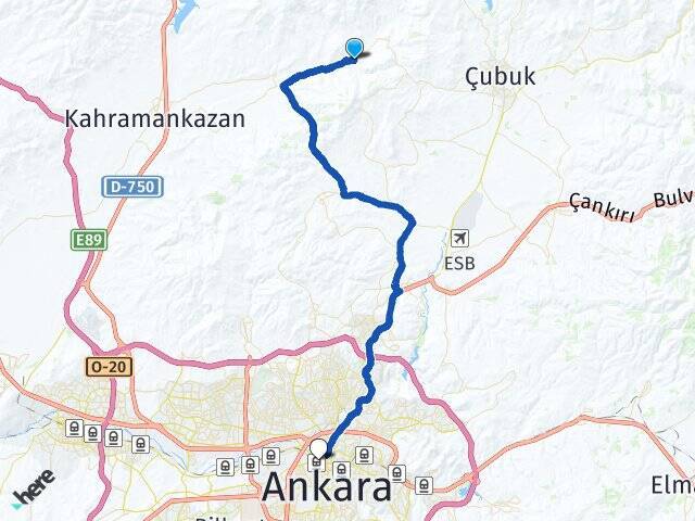 Yılmazköy Ankara Tren Garı Arası Kaç Km - Yol Tarifi