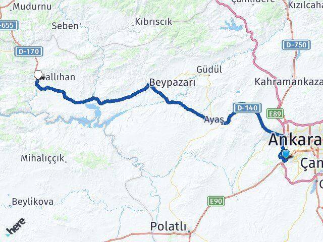Fatih Sultan Nallıhan Arası Kaç Km - Yol Tarifi