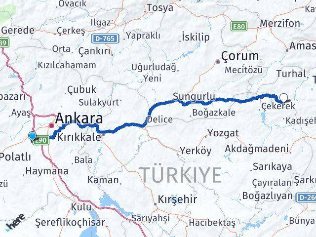 Şehitali Küçüközlü Arası Kaç Km - Yol Tarifi