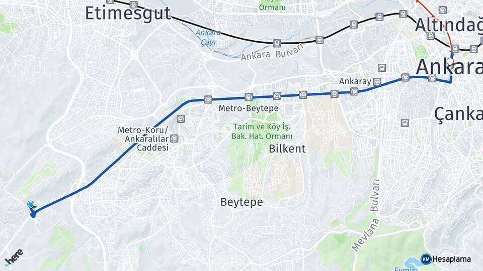Yapracık Ankara Arası Kaç Km - Yol Tarifi