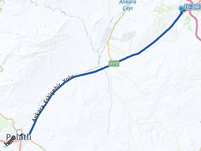 Yapracık Polatlı YHT Garı Arası Kaç Km - Yol Tarifi