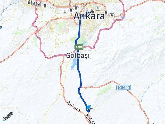Ahiboz Kızılay Arası Kaç Km - Yol Tarifi