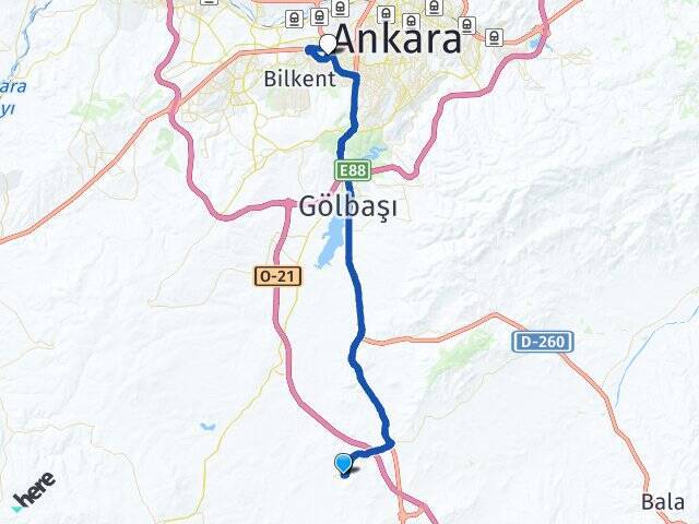 Karagedik Aydın Orta Doğu Teknik Üniversitesi (ODTÜ) Arası Kaç Km - Yol Tarifi