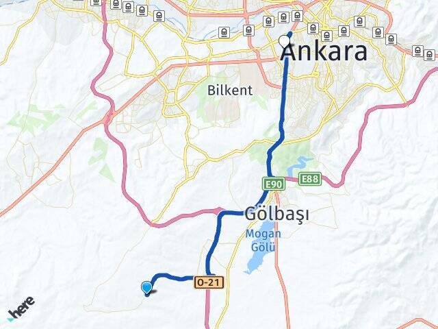 Koparan Ankara AŞTİ Otogarı Arası Kaç Km - Yol Tarifi