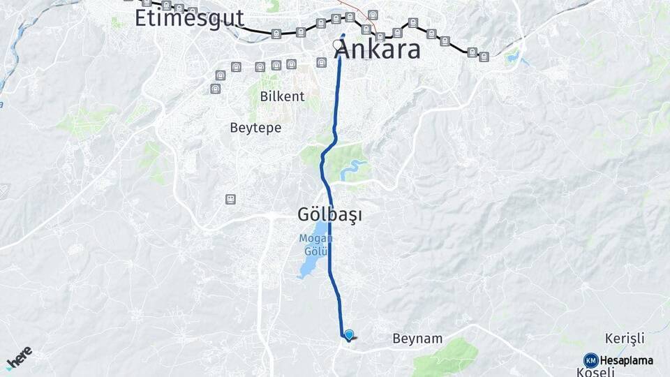 Oğulbey Ankara AŞTİ Otogarı Arası Kaç Km - Yol Tarifi