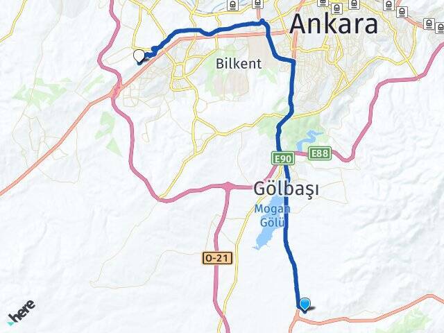 Oğulbey Başkent Üniversitesi Arası Kaç Km - Yol Tarifi