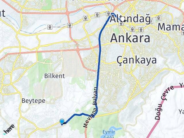 Taşpınar Ankara Tren Garı Arası Kaç Km - Yol Tarifi