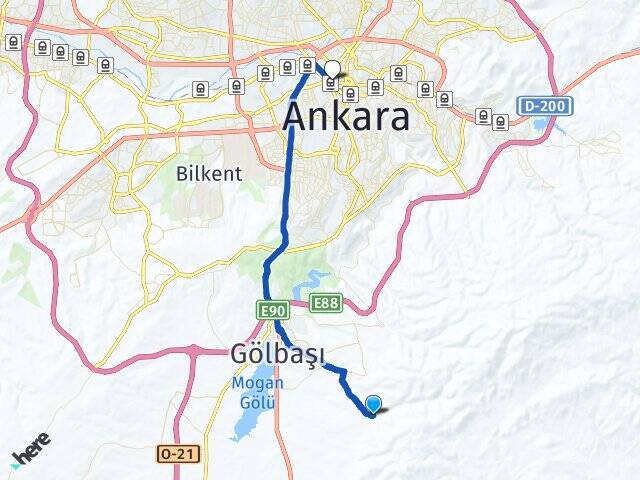 Yurtbeyi Ankara Tren Garı Arası Kaç Km - Yol Tarifi