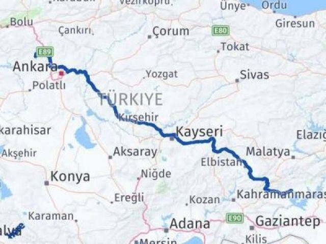 Güdül Adıyaman Arası Kaç Km - Yol Tarifi