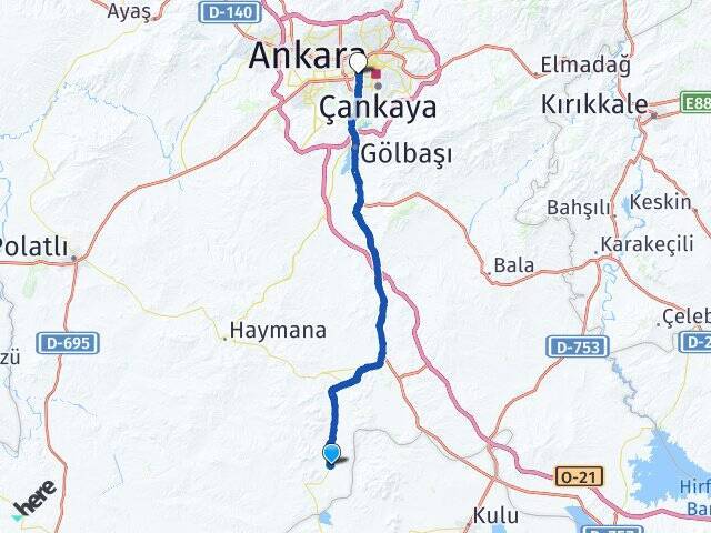Altıpınar Ankara AŞTİ Otogarı Arası Kaç Km - Yol Tarifi