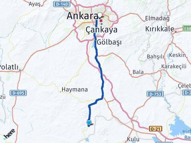 Altıpınar Ankara Tren Garı Arası Kaç Km - Yol Tarifi