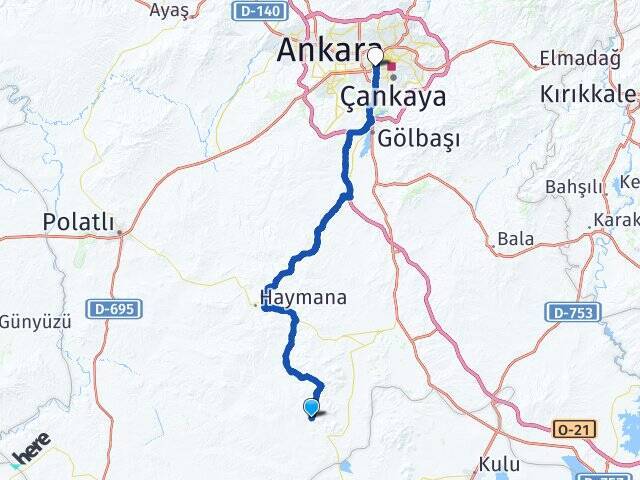 Çeltikli Ankara AŞTİ Otogarı Arası Kaç Km - Yol Tarifi