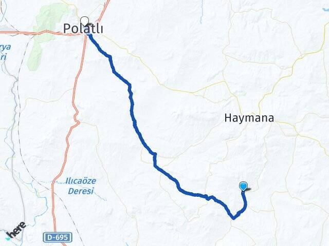 Eskikışla Polatlı YHT Garı Arası Kaç Km - Yol Tarifi
