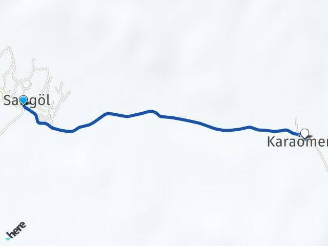 Sarıgöl Karaömerli Arası Kaç Km - Yol Tarifi