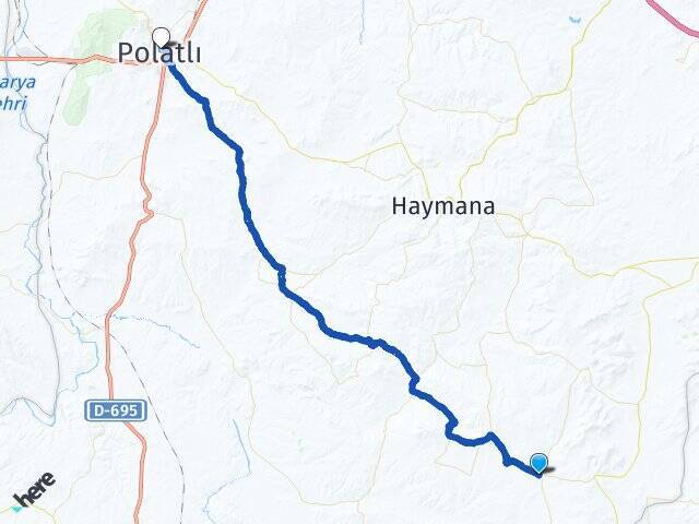 Sinanlı Polatlı YHT Garı Arası Kaç Km - Yol Tarifi