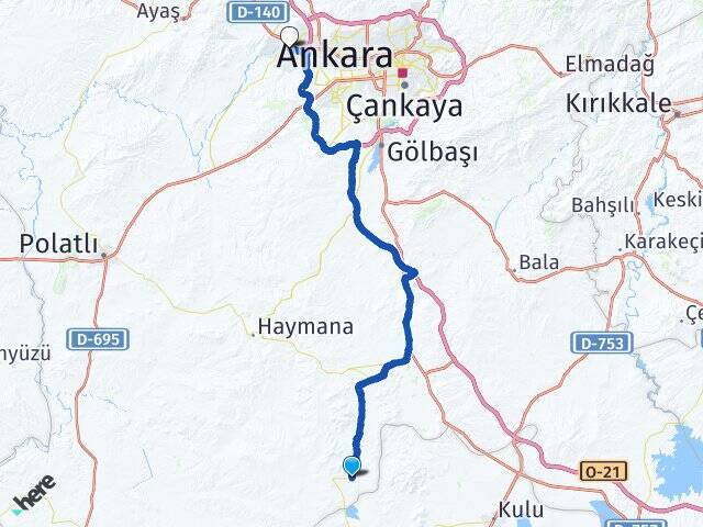 Yukarısebil Sincan YHT Garı Arası Kaç Km - Yol Tarifi