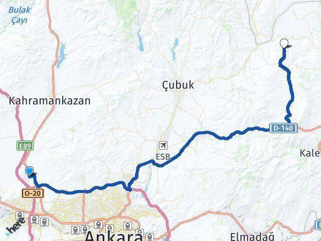 Saray Koyunbaba Arası Kaç Km - Yol Tarifi