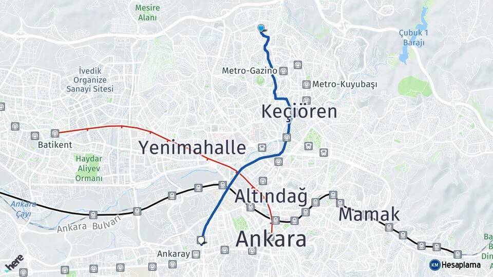 Atapark Ankara AŞTİ Otogarı Arası Kaç Km - Yol Tarifi