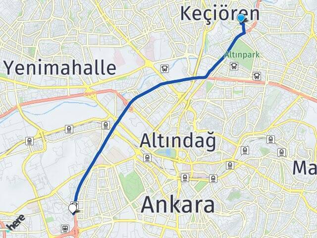 Hasköy Ankara AŞTİ Otogarı Arası Kaç Km - Yol Tarifi