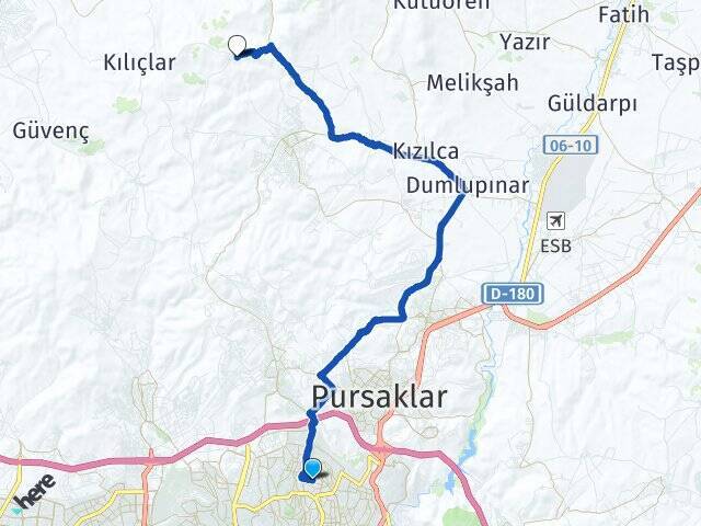 Pınarbaşı Bağlum Güzelyurt Arası Kaç Km - Yol Tarifi